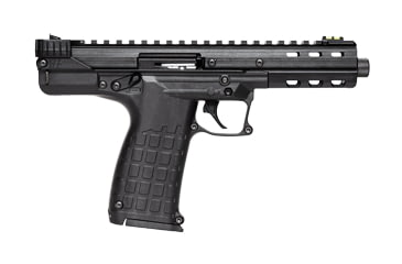 Image of Kel-Tec CP33 Pistol, .22 Long Rifle, 5.5 in barrel, black polymer frame, integrated polymer grip, blowback operated semi-auto, single-action, frame mounted ambi safety, fiber optic front and rear, 33 round magazine, KT-CP33-FRRMPG