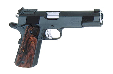 Image of Les Baer 1911-Concept-I Pistol, .45 ACP, 5 in barrel, blued finish steel frame, checkered cocobolo grip, recoil operated semi-automatic, single-action, grip safety, manual thumb safety, fully adjustable, 8 round magazine, LB-1911-CNCP-I-FRRMPG