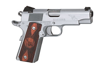 Image of Les Baer Thunder-Ranch-Special Pistol, .45 ACP, 4.25 in barrel, stainless steel frame, checkered cocobolo grip, recoil operated semi-automatic, single-action, fixed combat night sights, 7 round magazine, LB-TDR-RANCH-SPC-FRRMPG
