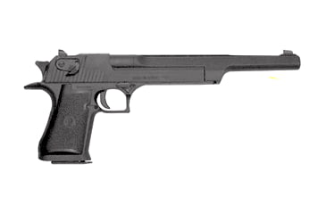 Image of Magnum Research Desert-Eagle-Mark-VII Pistol, .357 Magnum, 10 in barrel, matte black steel frame, black plastic grip, gas operated semi-automatic, single-action, fixed combat, 9 round magazine, MR-DT-EGL-MRK-VII-FRRMPG