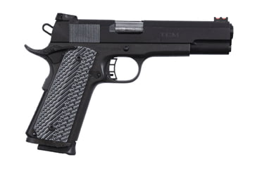Image of Rock Island Armory TCM-Rock-Ultra Pistol, .22 TCM, 5 in barrel, parkerized steel frame, G10 composite grip, recoil operated semi-automatic, single-action, fiber-optic front, adjustable rear, 10 round magazine, RIA-TCM-ROCK-UTA-2-FRRMPG