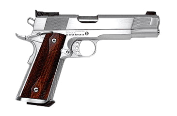 Image of Rock River Arms Limited-Match Pistol, .45 ACP, 5 in barrel, chrome-moly steel frame, checkered rosewood grip, recoil operated semi-automatic, single-action, grip safety, manual thumb safety, adjustable target, 7 round magazine, RRA-LTD-MTC-FRRMPG