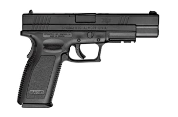 Image of Springfield Armory XD-45-GAP-Tactical Pistol, .45 GAP, 5 in barrel, black polymer frame, integrated polymer grip, recoil operated semi-automatic, dovetail front and rear, 3-dot, 9 round magazine, SAXD45GAPTCTL-FRRMPG