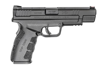 Image of Springfield Armory XD-Mod-2 Pistol, .45 ACP, 5 in barrel, polymer frame, integrated polymer grip, recoil operated semi-automatic, striker single-action, fiber optic front, fixed 2 dot rear, 13 round magazine, SAXDMOD.24-FRRMPG
