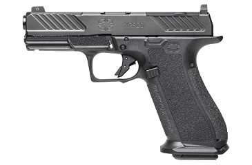Image of Shadow Systems XR920-Combat Pistol, 9mm Luger, 4 in barrel, black polymer frame, integrated polymer grip, recoil operated semi-automatic, striker single-action, tritium front, U-notch rear, 17 round magazine, SS-XR920-CBT-FRRMPG