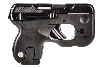 Image of Taurus 180-Curve Pistol, .380 ACP, 2.5 in barrel, black polymer frame, integrated polymer grip, short recoil semi-automatic, double-action only, frame mounted manual safety, none, 6 round magazine, TRS-180-CURVE-FRRMPG