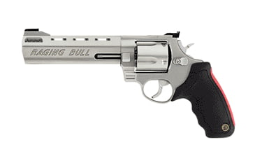 Image of Taurus 416-Raging-Bull Revolver, .41 Remington Magnum, 6.5 in barrel, stainless steel frame, rubber w/cushioned insert grip, revolving chamber, double-action, patridge front, adjustable rear, 6 round magazine, TRS-416-RG-BL-FRRMPG