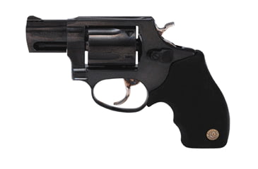 Image of Taurus 85 Revolver, .38 Special +P, 2 in barrel, blued finish steel frame, black rubber grip, revolving chamber, double-action, trigger actuated transfer bar, fixed front and rear, 5 round magazine, TRS-85-FRRMPG