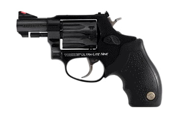 Image of Taurus 94-Ultra-Lite Revolver, .22 Long Rifle, 2 in barrel, Ultralite-Alloy frame, black rubber grip, revolving chamber, double-action, trigger actuated transfer bar, fixed front, adjustable rear, 9 round magazine, TRS-94-UTA-LITE-FRRMPG
