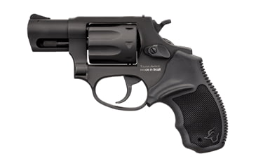 Image of Taurus 942 Revolver, .22 Long Rifle, 2 in barrel, matte black steel frame, black rubber grip, revolving chamber, double-action, transfer bar, fixed blade front, notch rear, 8 round magazine, TRS-942-FRRMPG