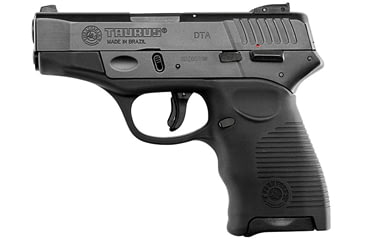 Image of Taurus PT-2011-DT-Hybrid Pistol, .40 S&amp;W, 3.2 in barrel, black polymer frame, integrated polymer grip, recoil operated semi-automatic, double-action, thumb and trigger safety, firing pin block, 3-dot fixed, 11 round magazine, TRSPT2011DTHB-FRRMPG