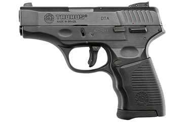 Image of Taurus PT-2011-DT-Integral Pistol, 9mm Luger, 3.2 in barrel, black polymer frame, interchangeable polymer grip, recoil operated semi-automatic, 3-dot fixed, 13 round magazine, TRSPT2011DTITG2-FRRMPG
