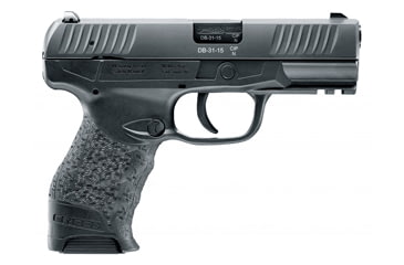 Image of Walther Creed Pistol, 9mm Luger, 4 in barrel, black polymer frame, integrated polymer grip, recoil operated semi-automatic, double-action, no manual safety, 3-dot low profile, 16 round magazine, WA-CREED-FRRMPG