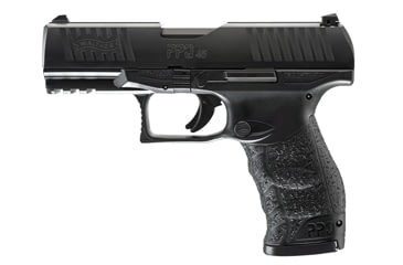 Image of Walther PPQ-45 Pistol, .45 ACP, 4.25 in barrel, black polymer frame, integrated polymer grip, recoil operated semi-automatic, striker single-action, firing pin block, 3-dot adjustable, 12 round magazine, WA-PPQ-45-FRRMPG