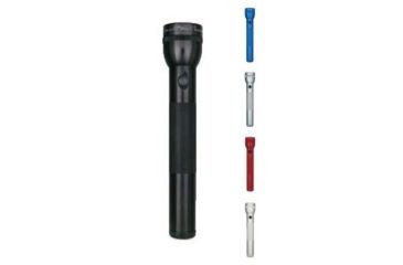 Image of MagLite Heavy Duty 3-D Cell Aluminum Water Resistant Flashlights w/ High-intensity Light Beam, Black, Blue, Gray, Red, Silver