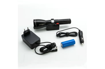 Image of ML150LRS Flashlight, LiFePO4 Battery, Charging Cradle, 120v AC Converter