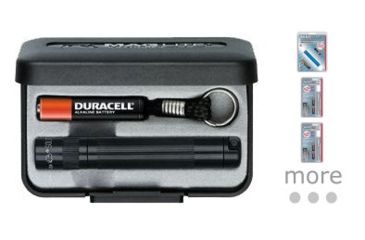 Image of MagLite Solitaire AAA 1-Cell Incandescent Flashlights, Black, Blue, Gray, Gray Pewter, Green, Pink