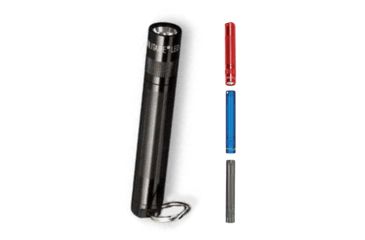 Image of MagLite Solitaire LED 1-Cell AAA Flashlight, Black, Blue, Gray, Red, Silver