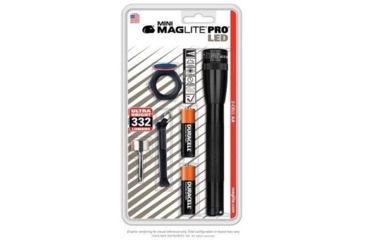 Image of Maglite SP2P01C Mini Maglite Pro Red/Blue/Clear LED 272 Lumens AA 2 Battery B