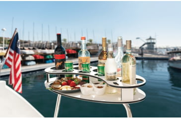 Image of Magma Elliptical Party Table w/Dual Rail Mount, T10-539