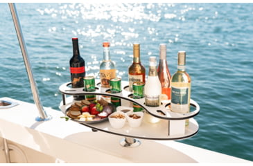 Image of Magma Table, elliptical-party-table-with-levelock-mount