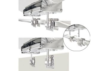 Image of Magma Square/Flat or Side Bulkhead Rail Mount HD Dual 40752