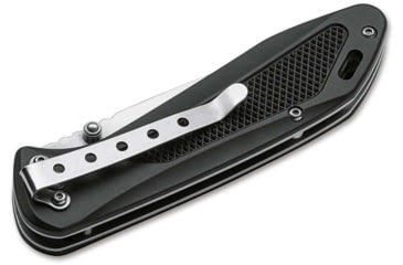 Image of Magnum Advance Checkering Folding Knife, 3.54in, 440C, Aliminum Black Handle, 01RY302