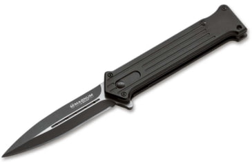 Image of Magnum Intricate Folding Knife, 3.54in, 440A, Aluminum Black Handle, 01LL312