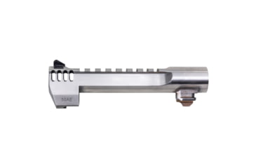 Image of Magnum Research Barrel, .50 Action Express, 6, Picatinny Accessory Rail, With Muzzle Brake, Fits Desert Eagle MK XIX 50AE, Stainless Steel Finish, Silver
