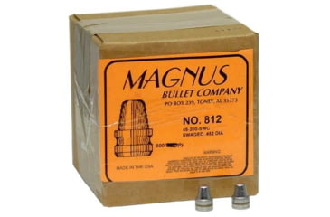 Image of Magnus Swaged Lead Bullets .45 cal .452in 200 gr SWC 500/ct, 812