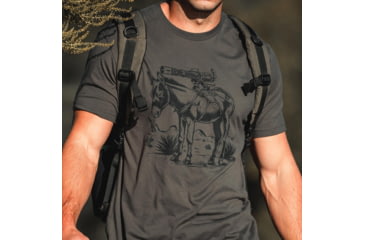 Image of Magpul Burro Cotton T-Shirt - Mens, Charcoal Gray, Medium, MAG1190-010-M