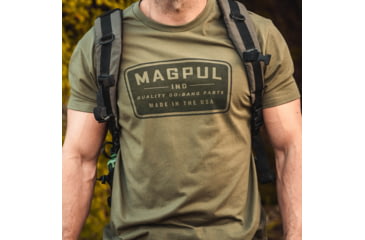Image of Magpul Go Bang Parts Cotton T-Shirt - Men's, Olive Drab, Small, MAG1111-316-S