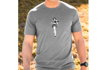 Image of Magpul Hula Girl CVC T-Shirt - Men's, Athletic Gray Heather, 2XL, MAG1117-030-2X