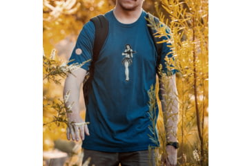 Image of Magpul Hula Girl CVC T-Shirt - Men's, Blue Stone Heather, 2XL, MAG1117-425-2X