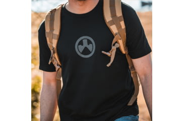 Image of Magpul Icon Logo CVC T-Shirt - Mens, Black, Extra Large, MAG1115-039-XL