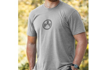 Image of Magpul Icon Logo CVC T-Shirt - Men's, Athletic Gray Heather, Extra Large, MAG1115-030-XL