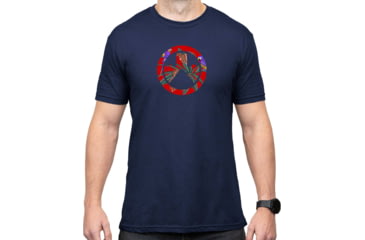 Image of Magpul Industries Aloha Icon White Cotton T-Shirt - Mens, Navy, Small, MAG1286-410-S