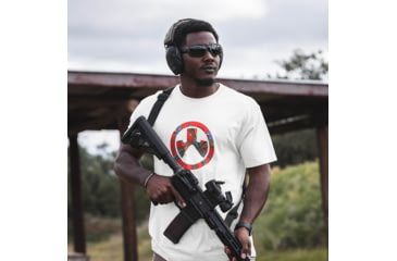 Image of Magpul Industries Aloha Icon White Cotton T-Shirt - Mens, White, Small, MAG1286-100-S