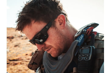 Image of Magpul Industries Ascent Shooting Glasses, Black Frame, Gray Lens, MAG1132-0-001-1100