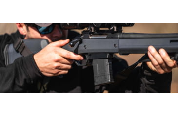 Image of Magpul Industries Bolt Action Magazine Well for STANAG/AR Magazine, Black, Polymer, MAG1208-BLK