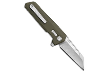 Image of Magpul Industries Breslau Folding Knife, 2.94in, MVN35 MIM Steel, Wharncliffe Blade, Bead Blasted Finish, Olive Drab Green Polymer Handle, MAG1081-ODG