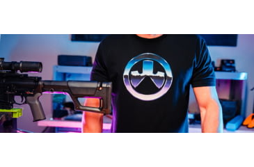 Image of Magpul Industries Chrome Icon T-Shirt - Mens, Black, Large, MAG1231-001-L