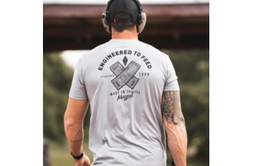 Image of Magpul Industries Engineered To Feed T-Shirt - Mens, Stone Gray Heather, Cotton/Polyester, Short Sleeve, Medium, MAG1280-041-M
