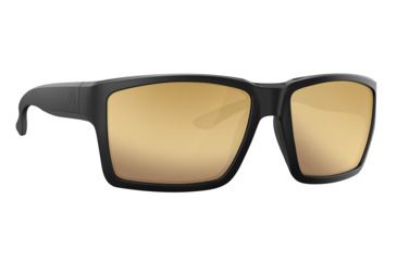 Image of Magpul Industries Explorer XL Sunglasses - Mens, Matte Black Frame, Bronze/Gold Mirror Lens MPIMAG1047-221