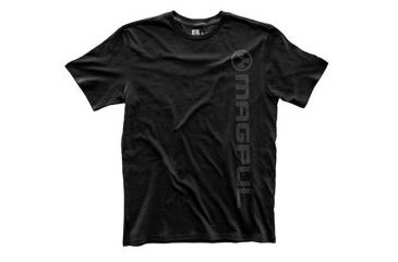 Image of Magpul Industries Fine Cotton Vertical Logo T-Shirt,Black,Medium MPIMAG746-001-M