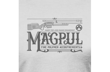 Image of Magpul Industries Fine Polymer Accoutrements Blend T-Shirt - Mens, Stone Gray Heather, XL, MAG1269-041-XL