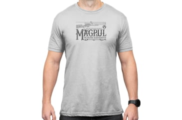 Image of Magpul Industries Fine Polymer Accoutrements Blend T-Shirt - Mens, Stone Gray Heather, XL, MAG1269-041-XL