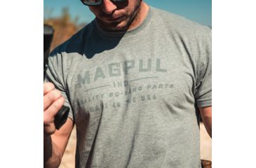 Image of Magpul Industries Go Bang Parts CVC T-Shirt, Athletic Heather, XL, MAG1112-030-XL