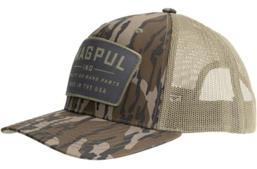 Image of Magpul Industries Go Bang Trucker Hat, Bottomland Camo, Cotton/Polyester, One Size Fits Most