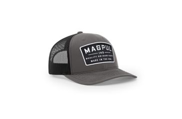 Image of Magpul Industries Go Bang Trucker Hat, Charcoal/Black, OSFA, MAG1102-014